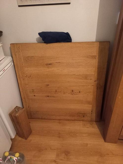 Massief gestoomd eiken salontafel, Huis en Inrichting, Tafels | Eettafels, Gebruikt, 50 tot 100 cm, Vierkant, Ophalen