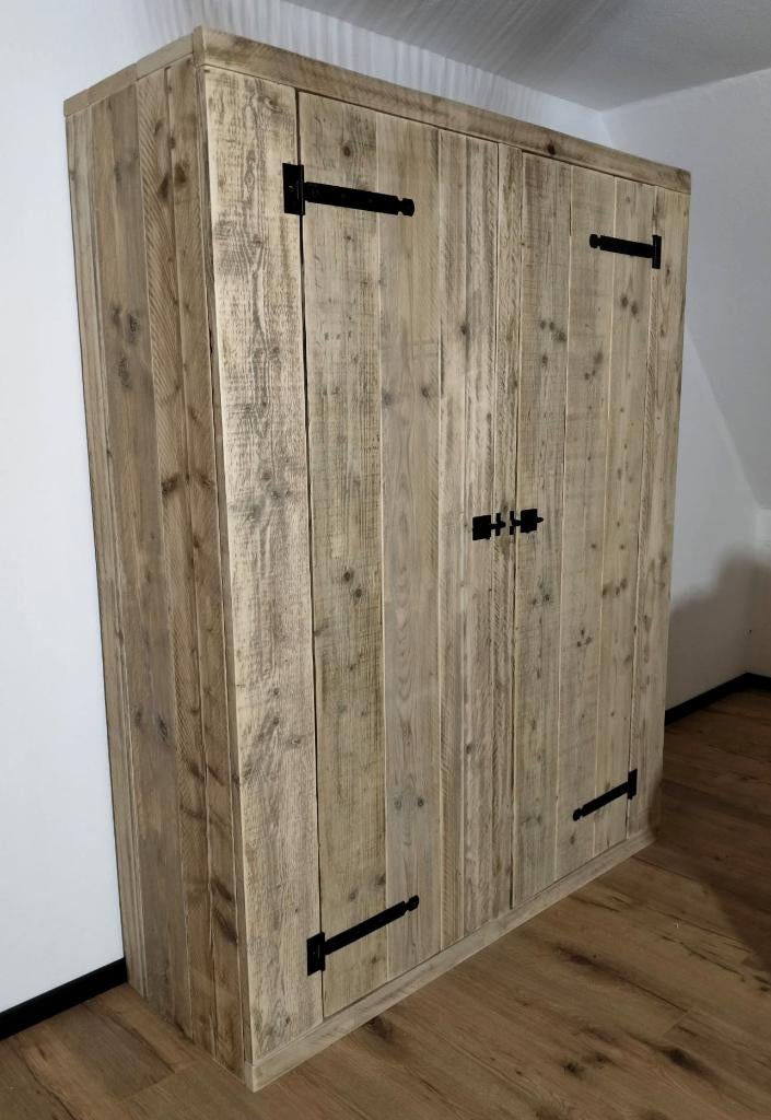 Kledingkast deuren hang- en leggedeelte ruime kast, Huis en Inrichting, Kasten | Kledingkasten, Ophalen, 200 cm of meer, 150 tot 200 cm