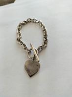 Antieke zilveren Love jasseron armband, Verzenden, Zilver, Armband