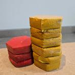 Zegellak geel en rood, Ophalen of Verzenden, Zo goed als nieuw