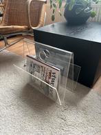 Vintage Plexiglas Lectuurbak / Tijdschriftenhouder, Huis en Inrichting, Ophalen
