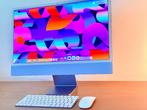 iMac 24 inch M1 8-Core 8GB Ram 512GB SSD Blauw  + EXTRA'S, Computers en Software, Apple Desktops, Ophalen, 24 inch 4.5K Retina
