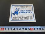 sticker mierlo gerard swinkels landbouwmechanisatie bedrijf, Verzamelen, Ophalen, Zo goed als nieuw