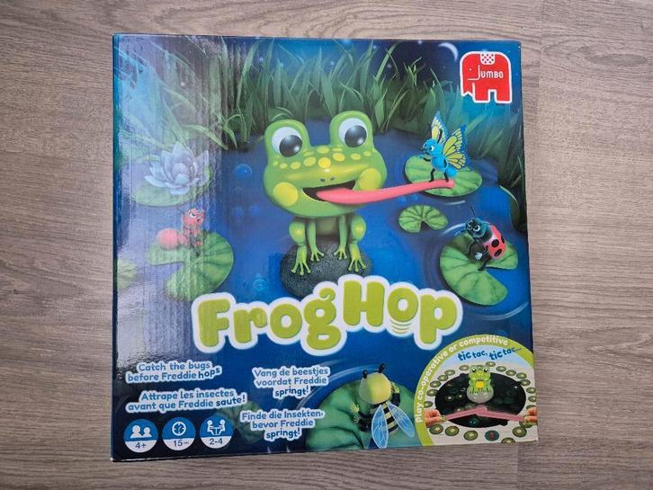Frog Hop - Kinderspel, Hobby en Vrije tijd, Gezelschapsspellen | Bordspellen, Zo goed als nieuw, Ophalen of Verzenden