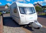 Hylander 410 Design – compleet en in uitstekende staat, Caravans en Kamperen, Caravans, Overige merken, Standaardzit, 2 aparte bedden