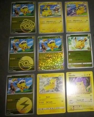 Pokémon kaarten Pikachu beschikbaar voor biedingen