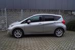 Nissan Note 1.2 DIG-S Tekna Autom Navi Camera Clima Cruise D, Euro 5, Stof, Gebruikt, Zwart