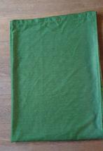 Vintage gordijn groen katoen H170 x Br230, Gebruikt, Ophalen of Verzenden, 200 cm of meer, 150 tot 200 cm