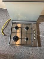 Rvs  kookplaat, Zo goed als nieuw, Inbouw, Gas, 4 kookzones