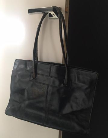 Leren Italiaanse grote schooltas schouder tas Genuine 54cm beschikbaar voor biedingen
