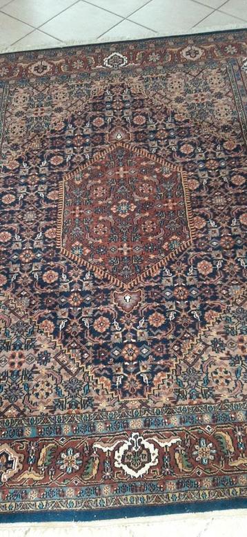 Handgeknoopt wollen tapijt, kleed/Indiaas Bidjar 154x204cm beschikbaar voor biedingen