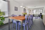 Kersenhouten Eettafel met RVS Poten, Ophalen, 200 cm of meer, 50 tot 100 cm, Zo goed als nieuw