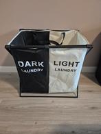 Wasmand met 2 vakken - Donker & Licht, Ophalen, Nieuw