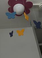 Plafondlamp kinderkamer met vlinder mobile lamp plafonnière, Ophalen of Verzenden