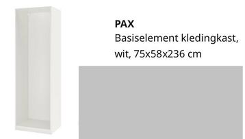 PAX Kledingkast IKEA + planken