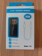 Wireless Bluetooth adapter, transmitter & reciever usb - aux, Ophalen of Verzenden, Nieuw