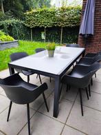 Vinci tuintafel, Tuin en Terras, Ophalen, Gebruikt, Rechthoekig, Kunststof
