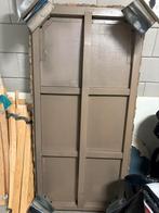 Riverside Design Salontafel – Glas & Houten Schijven, Huis en Inrichting, Tafels | Salontafels, Ophalen of Verzenden, Zo goed als nieuw