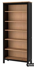 Ikea boekenkast Hemnes donkerbruin / lichtbruin, Ophalen, Met plank(en), 50 tot 100 cm, Zo goed als nieuw