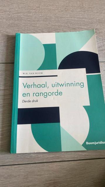 W.H. van Boom - Verhaal, uitwinning en rangorde beschikbaar voor biedingen