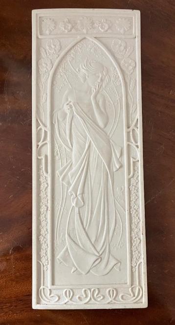 Art nouveau plaquette beschikbaar voor biedingen