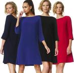 LaDress zaha xs zgan jurk crêpe Royal blue, Kleding | Dames, Jurken, Blauw, Ophalen of Verzenden, Zo goed als nieuw, Knielengte