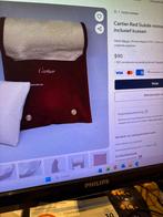 Cartier Rode Velvet Horloge Travel punch met Kussen - Nieuw, Ophalen of Verzenden, Nieuw