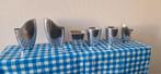 6 Aluminium Potten / Vazen - Puttershoek, Ophalen