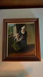 Olieverf schilderijtje, Antiek en Kunst, Kunst | Schilderijen | Klassiek, Ophalen of Verzenden