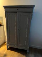 Antieke grijze kast, Antiek en Kunst, Antiek | Meubels | Kasten, Ophalen