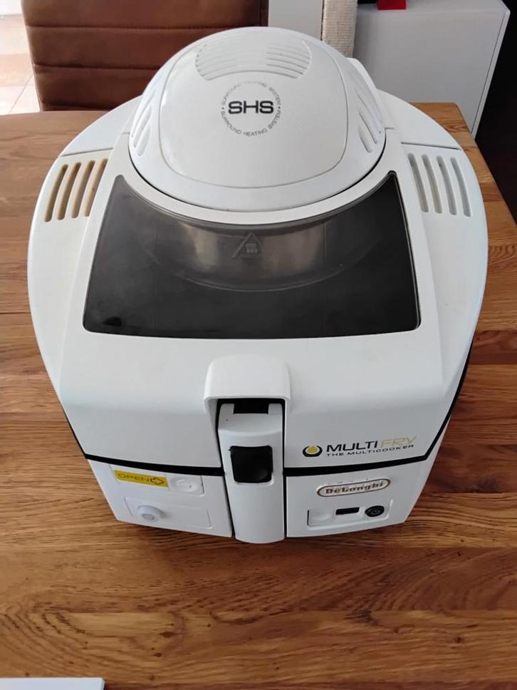 DeLonghi MultiFry FH1130 Multicooker, Witgoed en Apparatuur, Frituurpannen, Zo goed als nieuw, 1 tot 2 liter, Uitneembare binnenpan