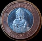 140# Utrecht Willibrord 1995 Penning, Postzegels en Munten, Ophalen of Verzenden, Overige materialen