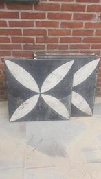 Kera twice tegels 60/60 flower, Tuin en Terras, Tegels en Klinkers, Ophalen of Verzenden, Zo goed als nieuw, Beton, Terrastegels