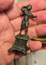 Romeins amor/ eros beeldje bodemvondst brons, Antiek en Kunst, Ophalen of Verzenden, Brons