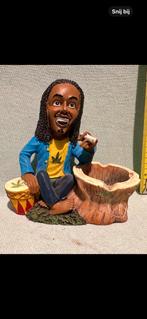 Rasta beeld met asbak Curaçao, Ophalen of Verzenden, Zo goed als nieuw, Fontein