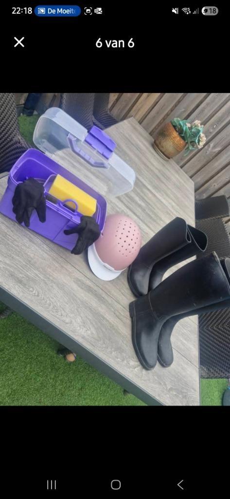 Paardrijkleding en accessoires, Dieren en Toebehoren, Paardrijkleding, Zo goed als nieuw, Dames, Heren, Kinderen, Overige typen