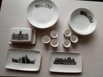 Amsterdams grachtenpand servies van Villeroy en Boch, Bord(en), Gebruikt, Ophalen