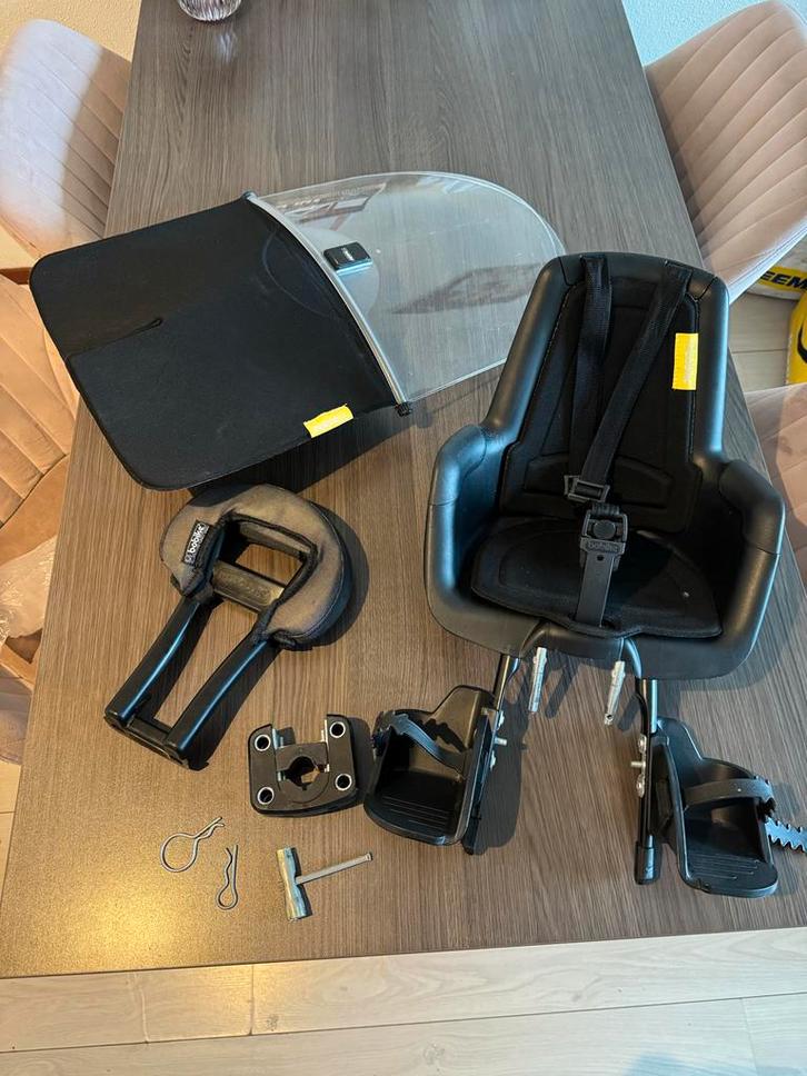 Bobike Fietsstoeltje Voorzitje met Windscherm, Fietsen en Brommers, Fietsaccessoires | Fietsstoeltjes, Zo goed als nieuw, Voorzitje