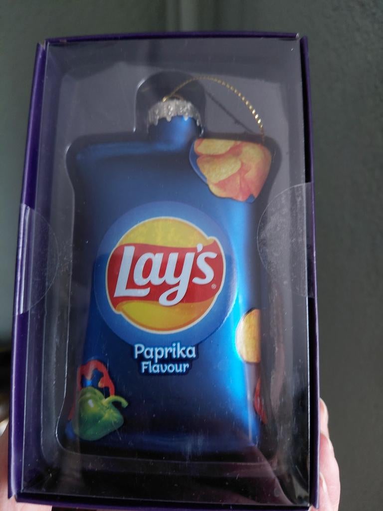 Lay's Paprika Chips Kerstornament - Nieuw!, Ophalen of Verzenden, Nieuw
