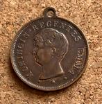 Draag Penning - Koningin Wilhelmina - Koningin Regentes Emma, Ophalen of Verzenden, Overige materialen, Nederland