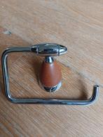 Vintage Tiger Toiletrolhouder Hout/Chrome NIEUW, Ophalen of Verzenden, Gebruikt, Overige typen
