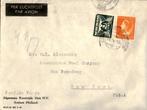 Arnhem - USA - Frankering - 1946, Postzegels en Munten, Brieven en Enveloppen | Nederland, Envelop, Ophalen of Verzenden