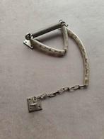 Storm ketting met veer buitendeur, Doe-het-zelf en Verbouw, Ophalen of Verzenden, Gebruikt, IJzer, Overige typen