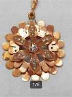 Juweel vintage hanger 18 kt diamant., Sieraden, Tassen en Uiterlijk, Antieke sieraden, Ophalen of Verzenden, Goud, Hanger, Met edelsteen