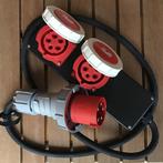 PCE CEE 2x 32A volrubber verdeelblok 380V - 400V IP67, Verzenden, Nieuw, Apparatuur