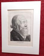 Originele lithografie  Chris Lebeau: H. W. Mesdag 1912 + art, Ophalen of Verzenden