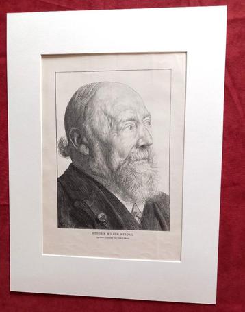 Originele lithografie  Chris Lebeau: H. W. Mesdag 1912 + art beschikbaar voor biedingen