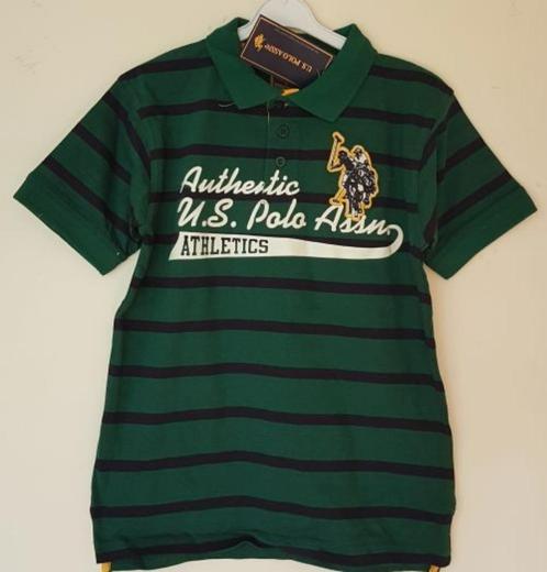 *SALE* US Polo Assn polo groen/navy maat 122 *NieuW*, Kinderen en Baby's, Kinderkleding | Maat 122, Nieuw, Jongen, Shirt of Longsleeve
