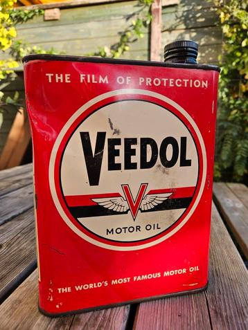 Vintage Veedol Motorolie tidewater New York olieblik  beschikbaar voor biedingen