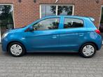 Mitsubishi Space Star 1.0 Cool+ VERKOCHT! RIJKLAAR.PRIJS / N, Voorwielaandrijving, Stof, Gebruikt, Blauw